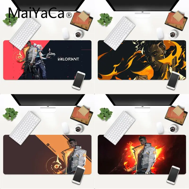 Резиновый коврик для мыши MaiYaCa с Фениксом Valorant игровой xl xxl 900x400 мм Lol dota2 cs go |