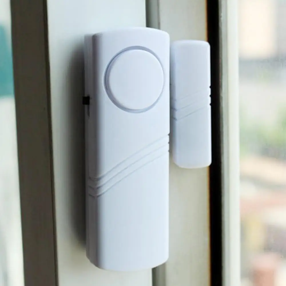Door Window Wireless Burglar Alarm with Magnetic Sensor Home Safety Wireless Longer System Security Device Security Supplies