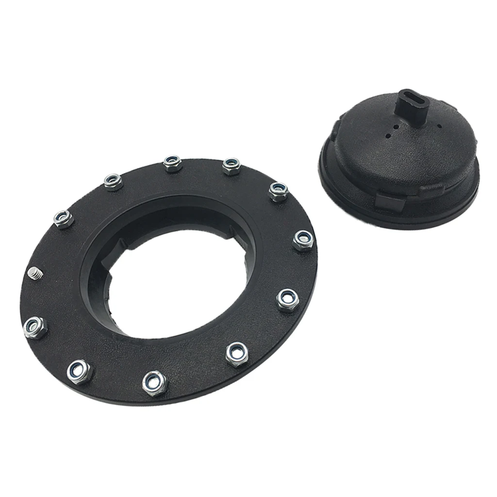 Fuel Cell Gas Tank Filler Cap Twist Cap Cover WITH Filler Plate + Fittings