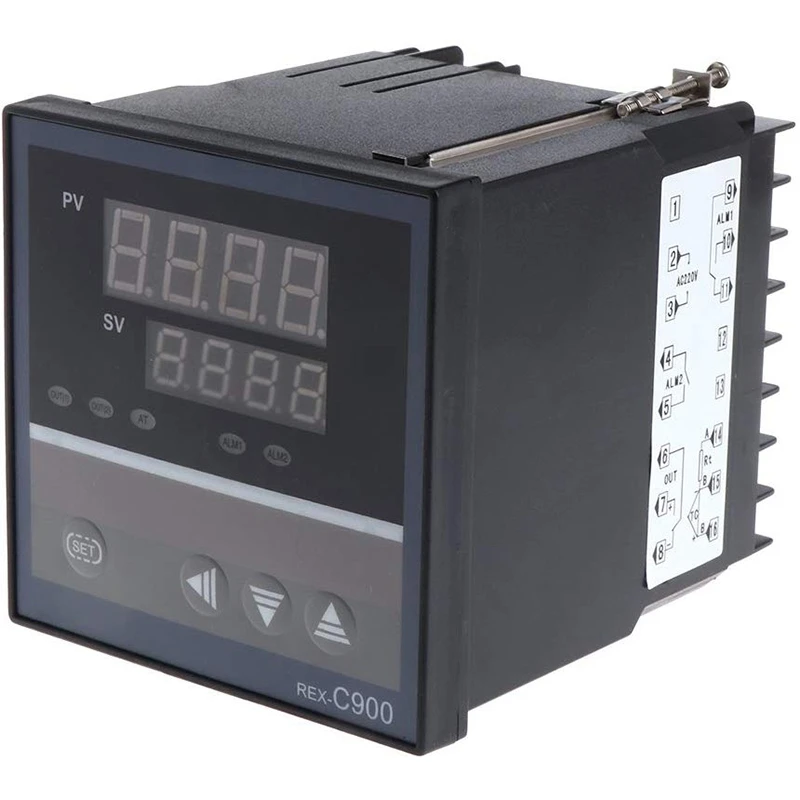 PID контроллер температуры REX-C900 Универсальный вход мульти-вход SSR релейный выход 96x96 мм термостат обычный