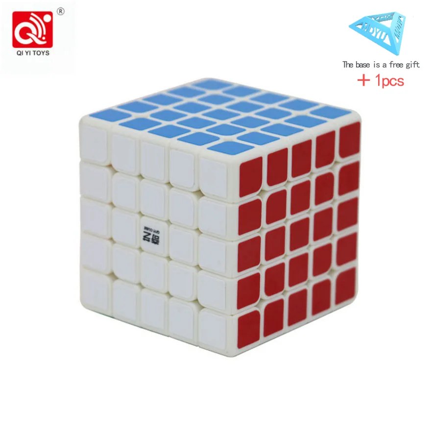 1 Droxma QiYi Qi Zheng S 5x5 волшебный куб головоломка скоростной куб игрушки волшебный куб без наклеек 5x5x5 головоломка - Цвет: 1
