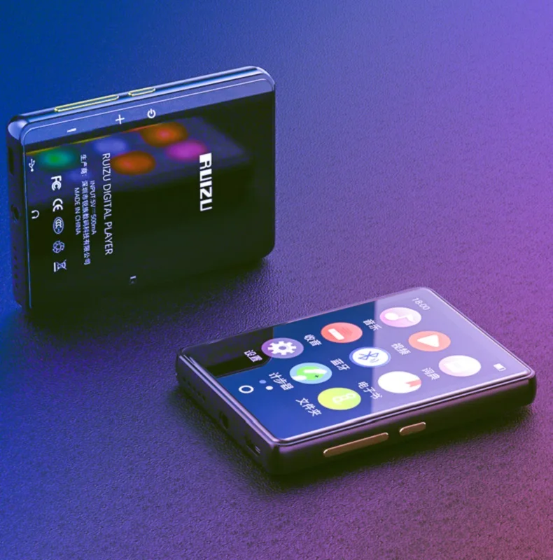RUIZU M7 Metal Bluetooth 5.0 MP4 player Built-in Speaker 2.8 inch Screen With E-Book Recording Radio Video Pedometer mp4 player,music player,mini media player