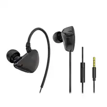 FULL-X62 Графен, двойная катушка действия, гарнитура, Hifi, высокое качество, басы, спортивные наушники, мобильный телефон, с проводным управлением, микрофон для Androi