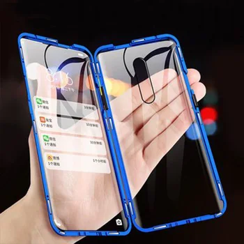 

For Huawei Honor 9X Pro Magnetic Case Honor 20 Pro 8X 10 Nova 5 Pro double-sided Tempered Glass Case for Huawei Mate 20 30 Lite