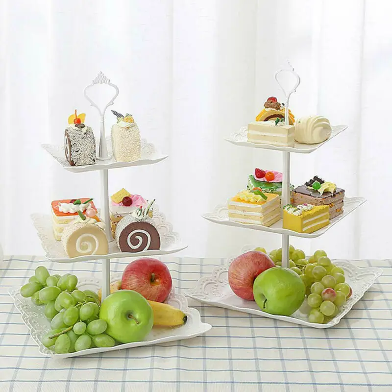 3 картонный кекс торт подставка для кексов еда сервировка день рождения Свадебный Праздничный торт стенд