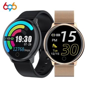 

696 Q16 Smart Bracelet Full Touch Control Heart Rate Blood Pressure Physiological Monitor Bracelet Fitness Tracker Smart Watch