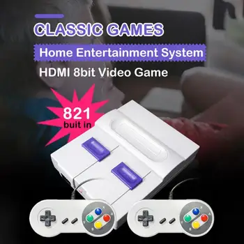 

3D Mini Arcade Console 2D Retro Handheld Game Console with 821 Built-in Classic Games HDMI HD TV Video Game Console