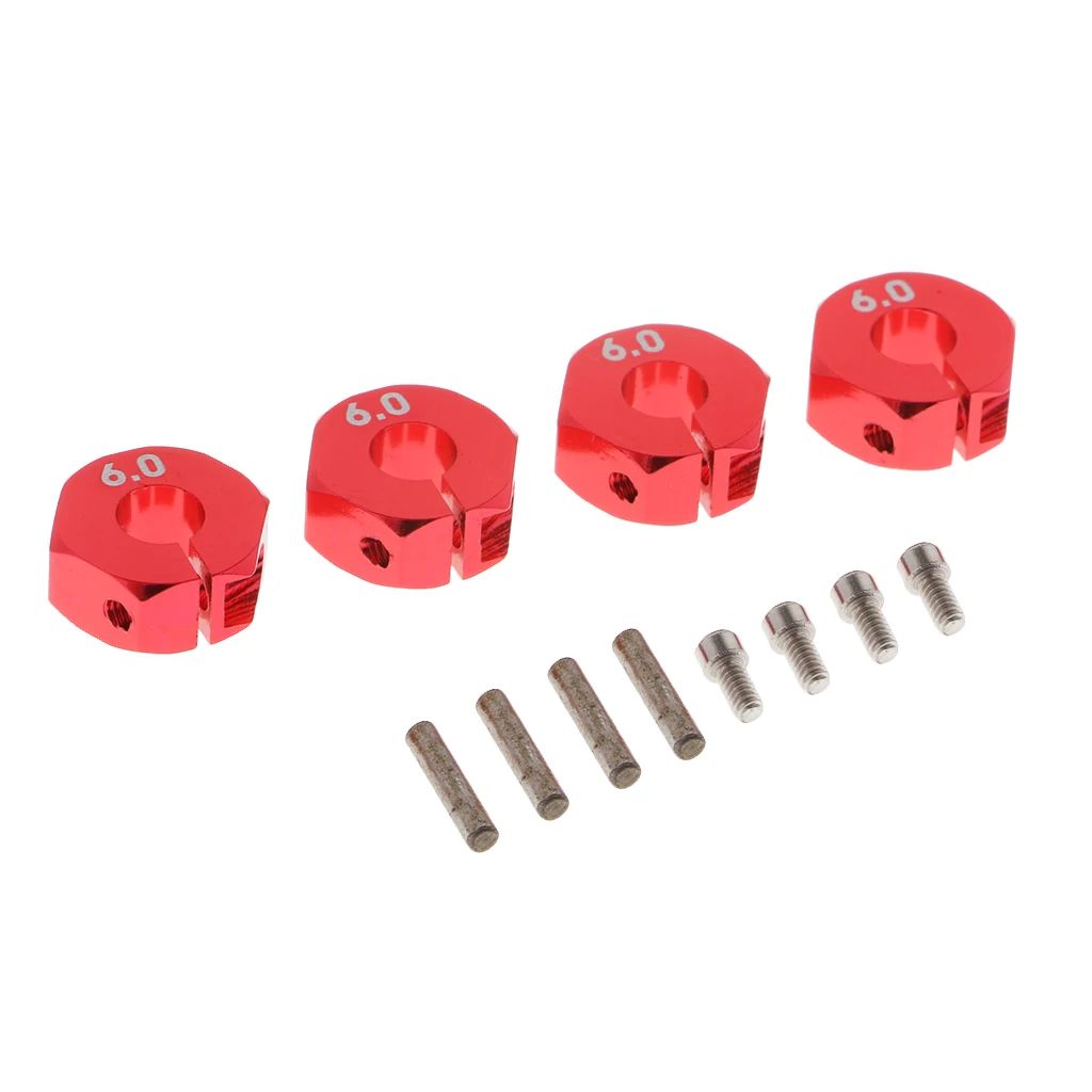 MagiDeal 12x5mm Wheel Hex Hub Pins Drive Adapter for 1/10 Traxxas Slash RC Car Truck Accs