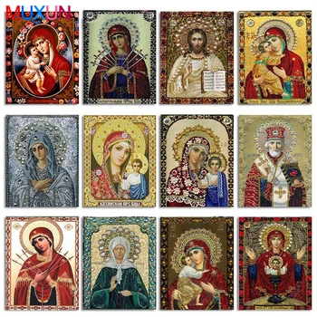 

Diy Guardian Angel Orthodox Icons 5D Diamond Embroidery Religions Diamond Painting Mosaic Religious Crystal Craft New Sale 9Zj01