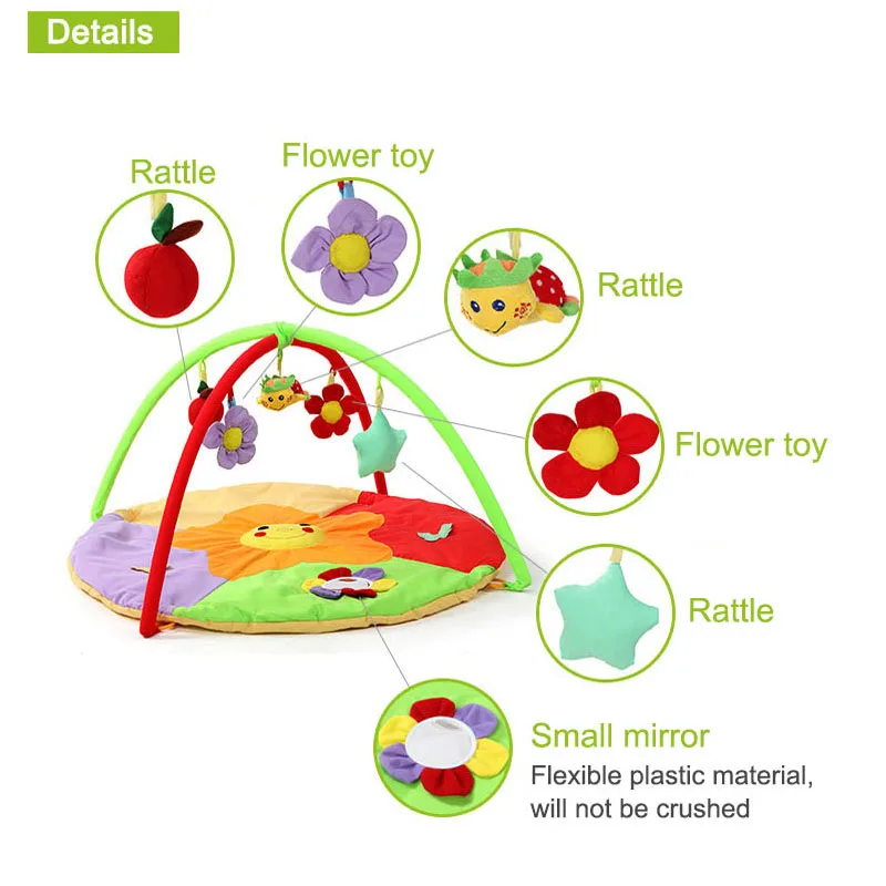 Детские игровые коврики babyinside мягкое детское игровое одеяло детский тренажерный