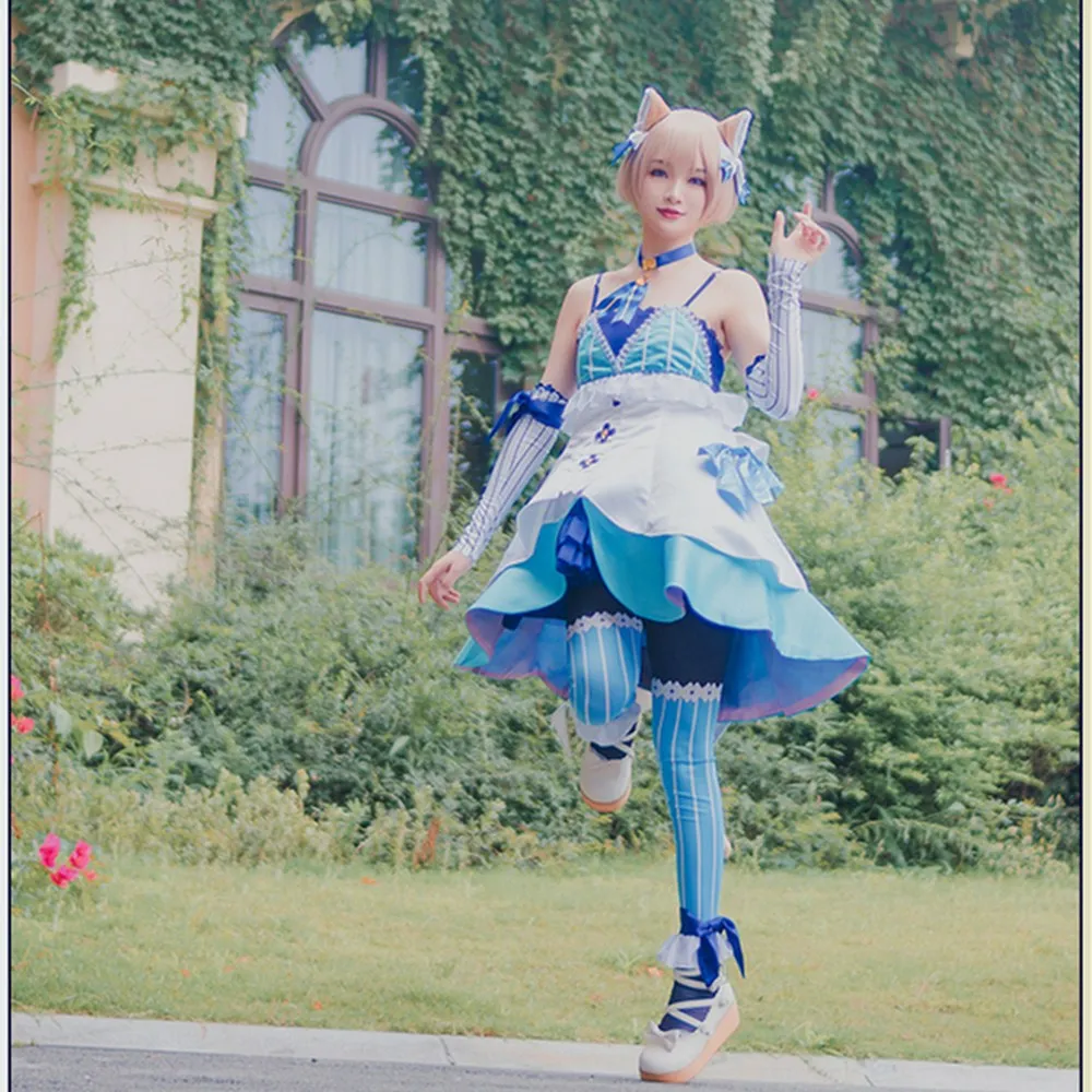 Re: жизнь в другом мире от Zero Re: Zero костюм Феликс Аргайл косплей костюм с носками и ушками и хвостом