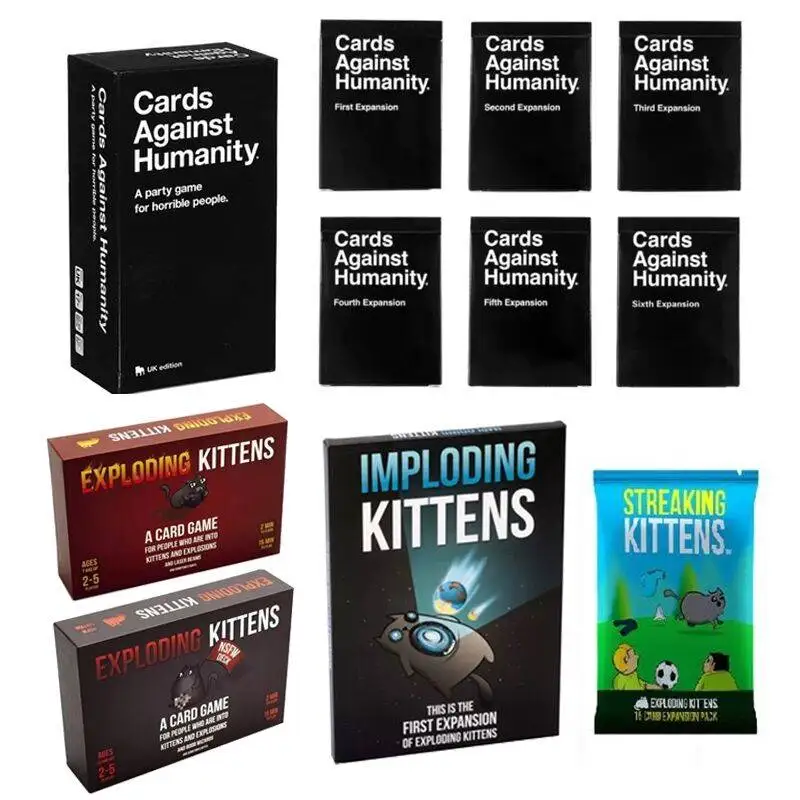 

Card Game Streaking Expansion Kittens Bundle Game for Explode Fun Board Game Imploding explosing for kittens