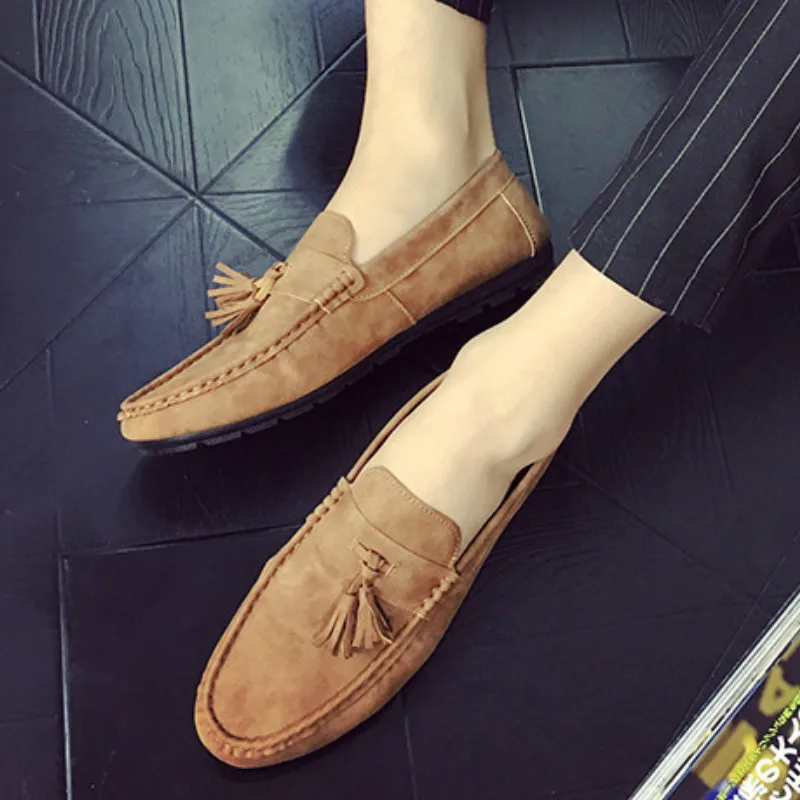Summer Shoes Men Flats Slip On Male Loafers Driving Moccasins Homme Casual Fashion Dress Wedding Footwear | Обувь