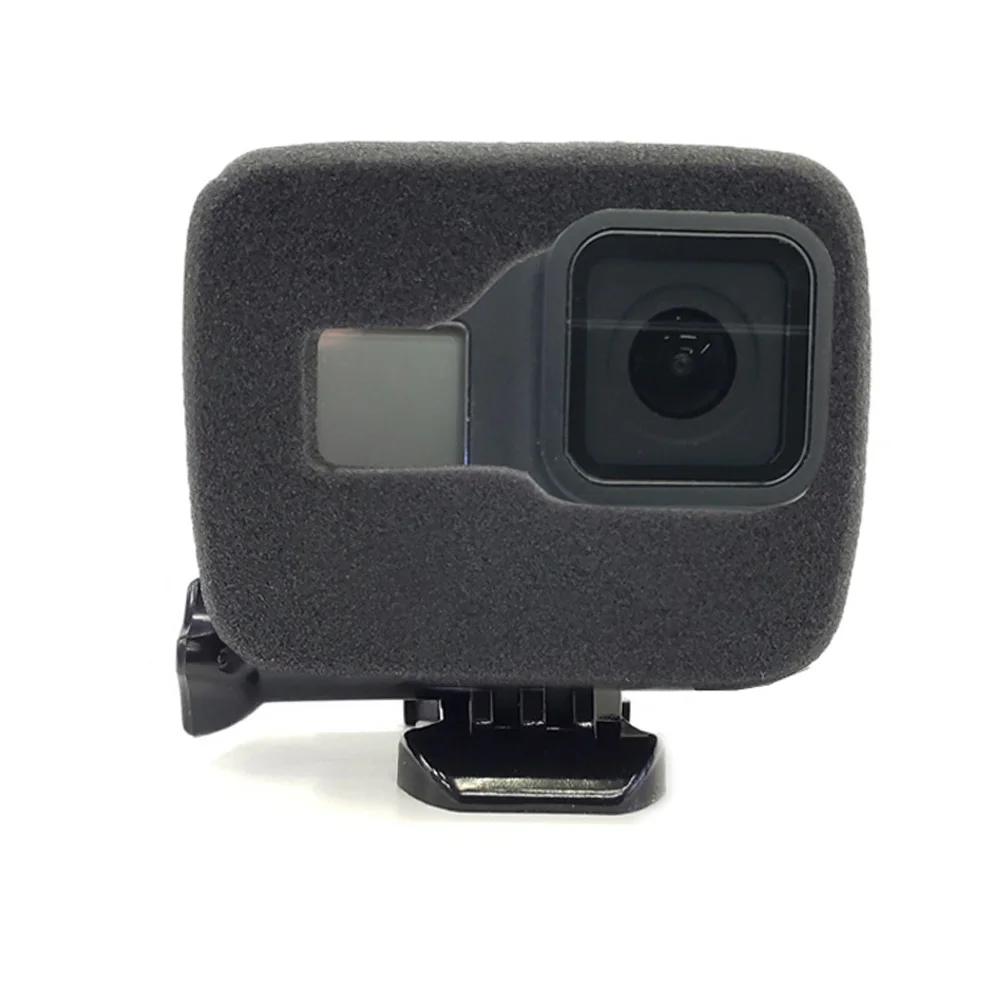 TUYU Губка Пена лобовое стекло Корпус чехол оболочка Крышка для GoPro HERO8 черный