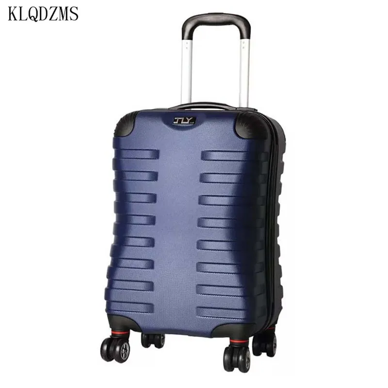 KLQDZMS 1" 26" 30 дюймов ABS+ PC чемодан на колёсиках для мужчин бизнес путешествия чемодан Spinner Брендовая женская сумка на колесиках