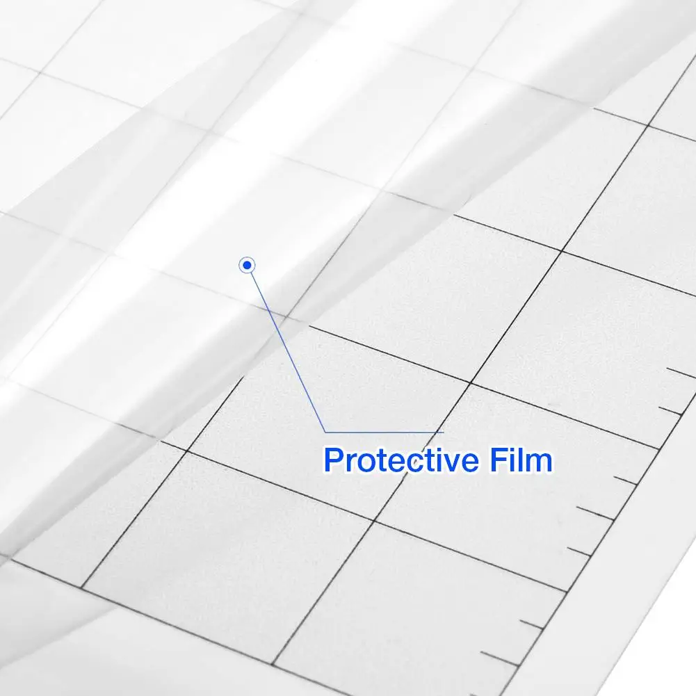 3 шт. сменный коврик для резки прозрачный липкий коврик с измерительной сеткой 8 на 12 дюймов для silhouette Cameo плоттер
