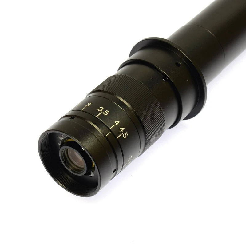  Adjustable 300X Zoom C-Mount Lens 0.7X-4.5X Magnification for HDMI USB Industry Video Microscope Ca