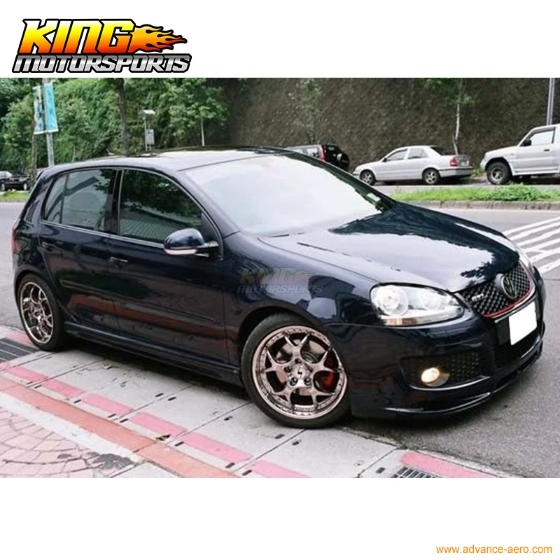 Подходит для 06 09 Volkswagen Jetta Golf GTI MK5 полиуретановая губа переднего бампера типа A|front
