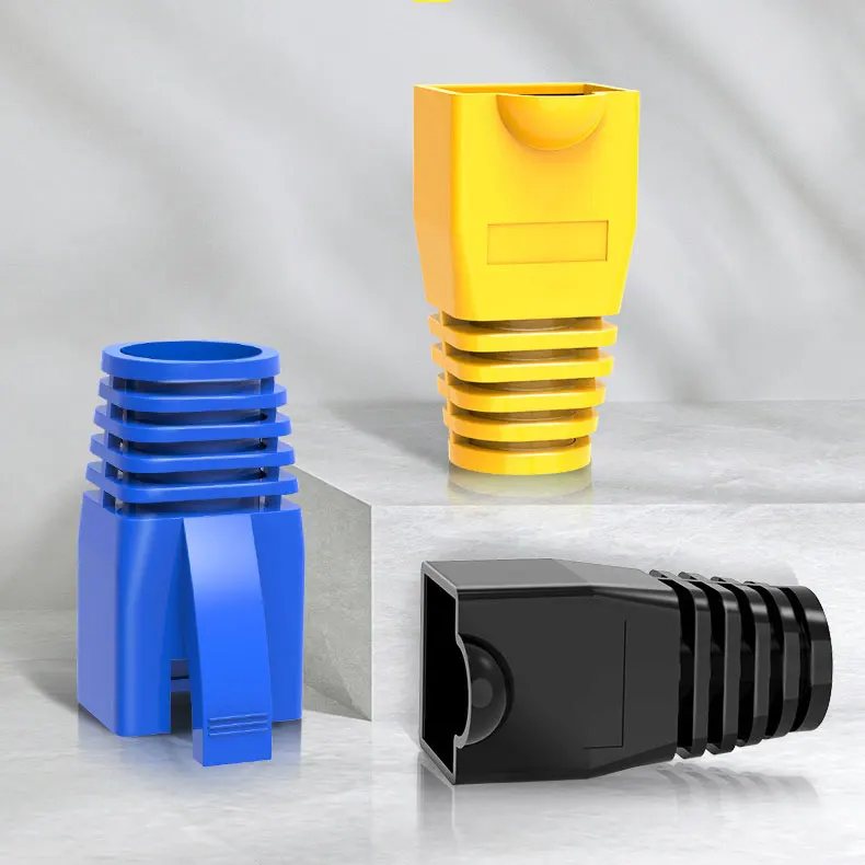 50PCS RJ45 Ethernet Cable Strain Relief Boots for CAT8 CAT7 CAT6A Connectors (OD: 7.0mm~8.5mm) by ZoeRax Description Image.This Product Can Be Found With The Tag Names Cheap Computer Cables Connectors, Computer Cables Connectors, Computer Office, High Quality Computer Office