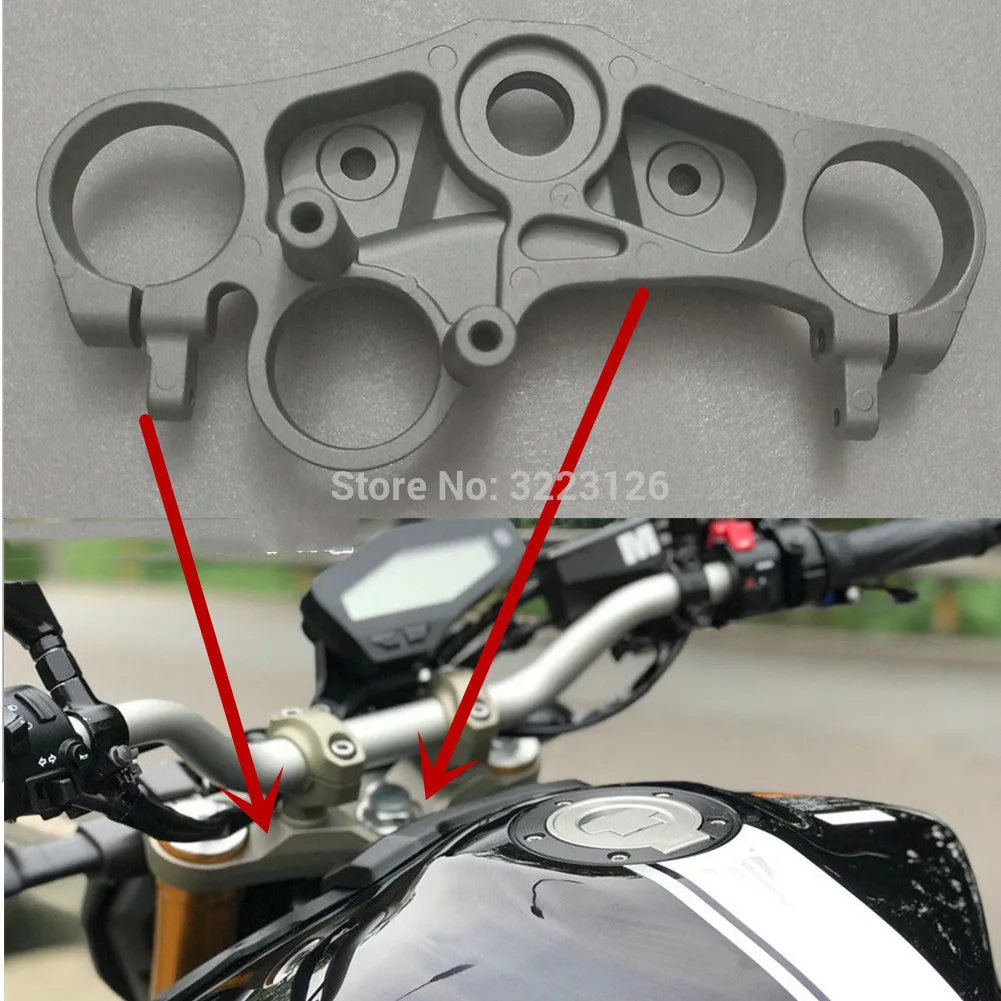High Quality Motorcycle Front Fork Bridge Top Upper Clamp Yoke Bracket for Yamaha MT09 MT-09 FZ09 FZ-09 | Автомобили и мотоциклы