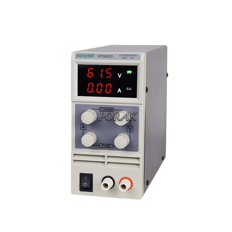 Wanptek мини импульсный источник питания постоянного тока KPS605D/DF 60 в 5A Одноканальный