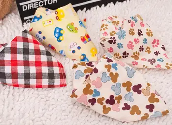

500pcs/lot Big sale 2017 Adjustable New Dog Puppy Pet cat bandanas scarf Pet tie SN2330
