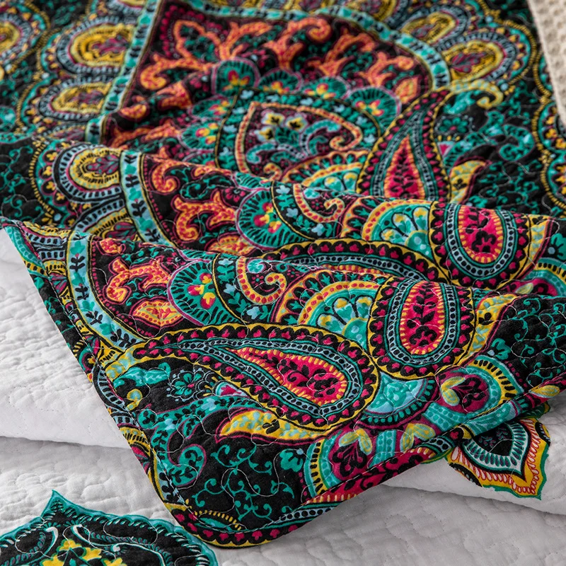 CHAUSUB ����̾� ��ư ��Ʈ ��Ʈ ħ�뿡 3PCS ħ�뺸 ħ�ǿ��� Shams �� ������ Coverlet ���� ��Ʈ ħ�� Ŀ��