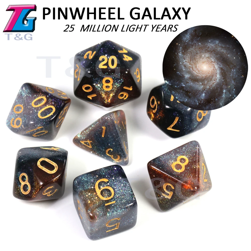 56 шт./кор. Звездное под блеск Вселенной Galaxy DND DnD ролевой игрой цифровой подарок на