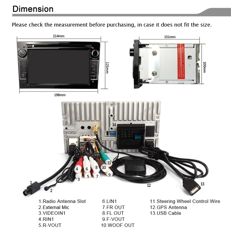 Eunavi Штатная магнитола системный блок автомагнитола Для Воксхолл Опель Астра H G J