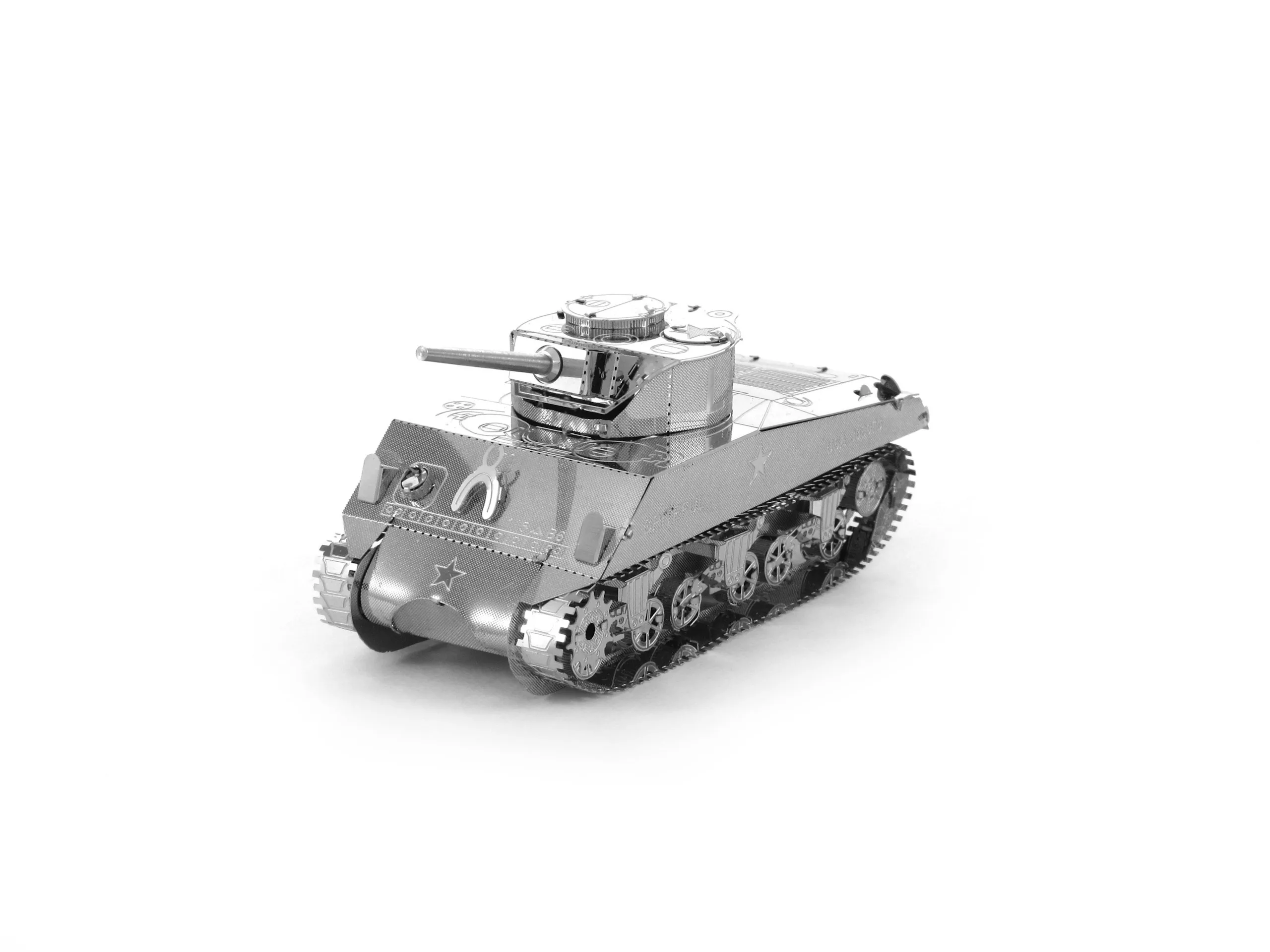 Металлическая нержавеющая сталь 3D металлическая головоломка твердая модель DIY собранная модель танк серия