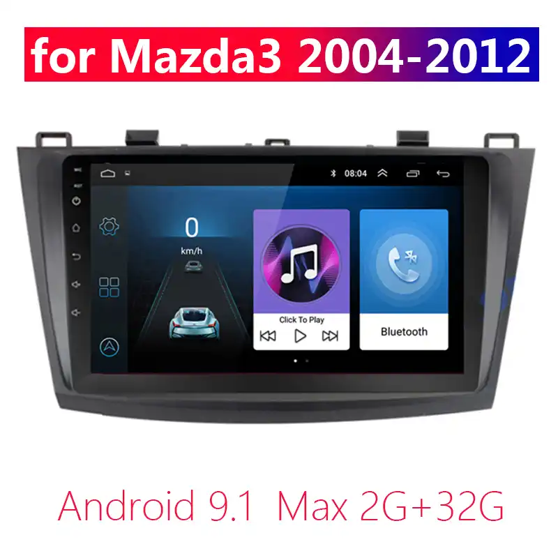 9 дюймов Android 1 автомобильный Мультимедиа gps для Мазда 3 2004 2012 аудио Радио стерео