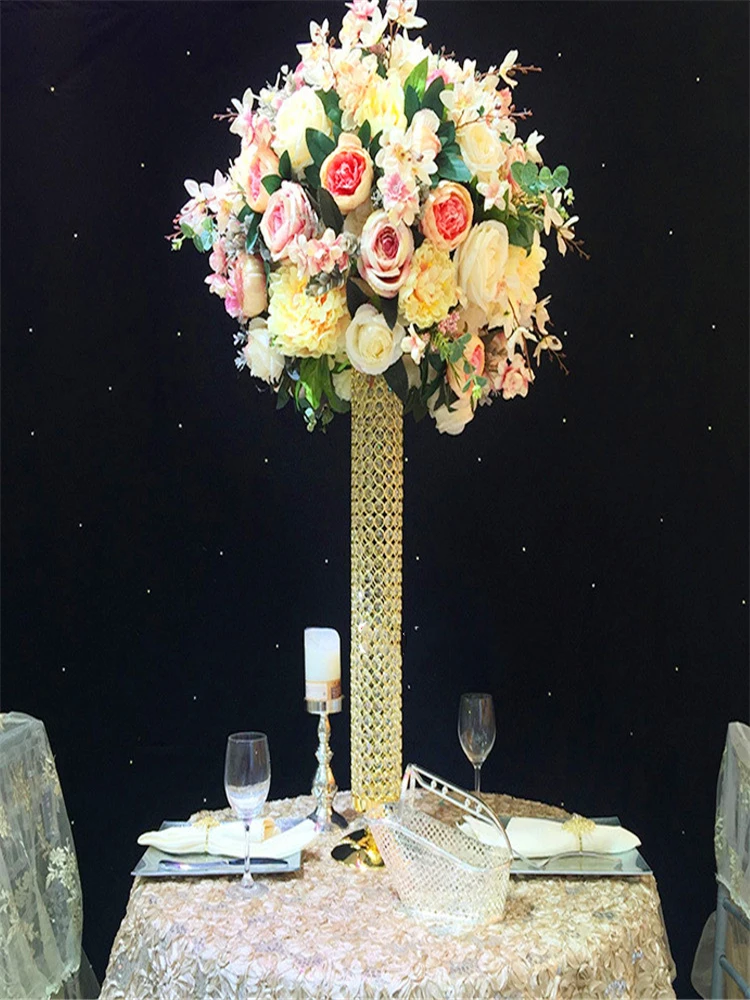 Свадебная Хрустальная колонна 76 см дорожный основной стол подставка для цветов