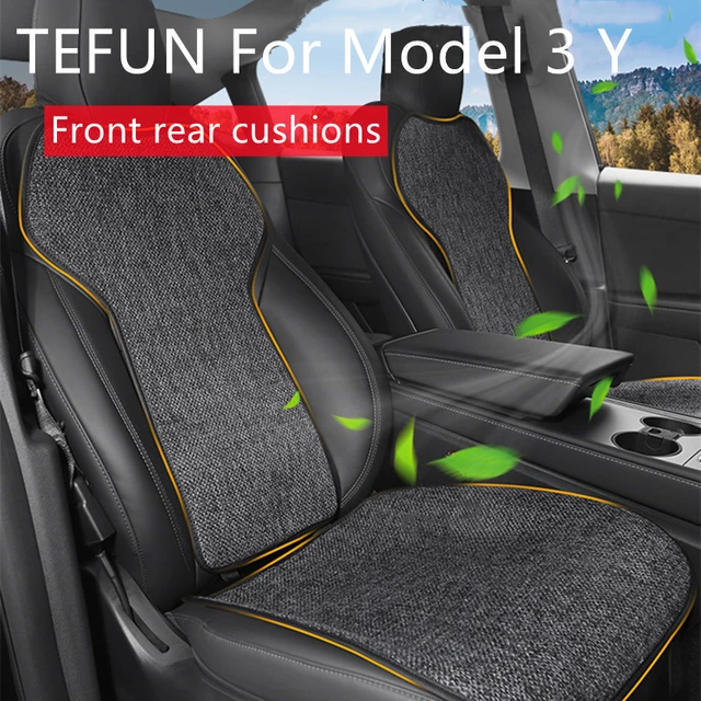 Tesla Model 3/Y 12V Coussin de ventilation de voiture Housse de siège de  voiture de refroidissement (2 – TESLAUNCH