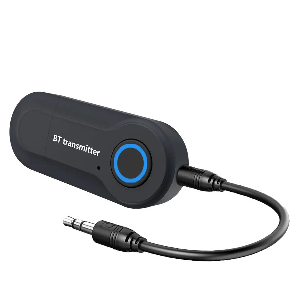 Transmisor de Audio Mini USB, dispositivo de transmisión de Adaptador de Audio estéreo inalámbrico, 3,5mm, Bluetooth, para TV, ordenador portátil, nuevo