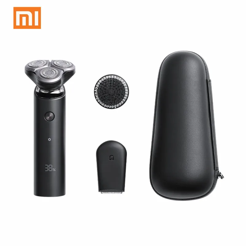 Электробритва XIAOMI MIJIA S500 S500C Мужская моющаяся портативная умная бритва с 3