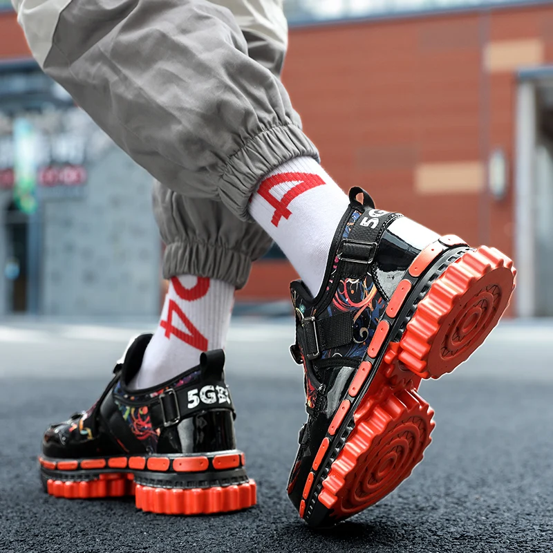 

Thick Bottom Mens Casual Shoes Men Sneakers Men Trend Lace-Up Brand Luxury Sports Whit Fitnessw Men Shoes tenis masculino