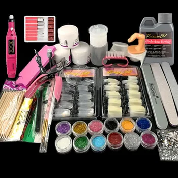 

120ML Acrylic Liquid Manicure Set Acrylic Nail Kit Acrylic Powder Nail Kit Professional Set Nail Art Decorations Nails Set