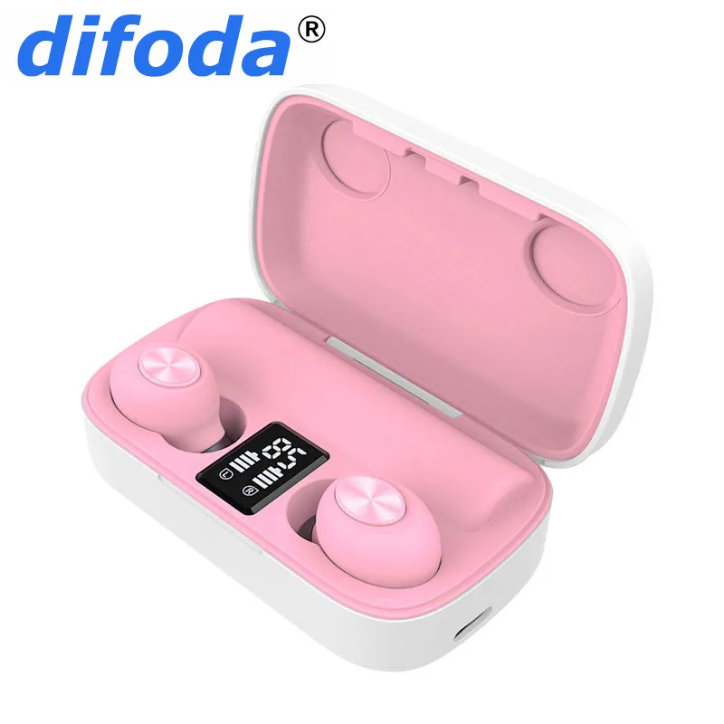 

difoda Tws-ft10 wireless Bluetooth headset in ear stereo headset with digital display bluetooth earphone