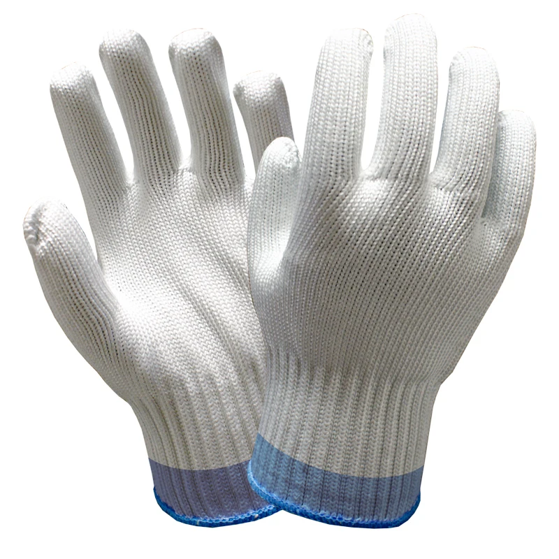 Glass Handing Work Gloves HPPE Stain Steel ANSI A4 Anti Cut