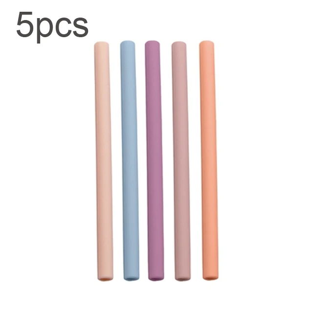 200ML Baby Feeding Drinkware Straw Cup Baby Learning Feeding Bottles Anti-Hot Leakproof Silicone Tableware Toddler Water Bottle 2