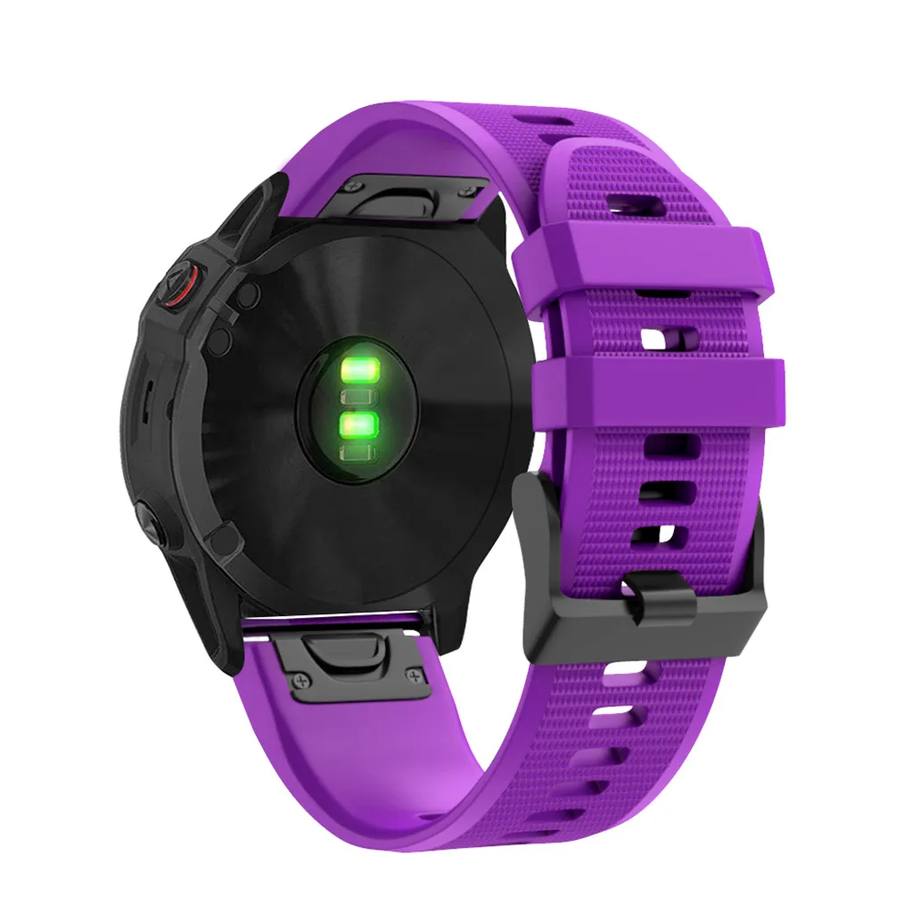 Силиконовый быстросъемный ремешок для часов для Garmin Fenix 6X мягкий браслет для Garmin Fenix 6X Pro#5