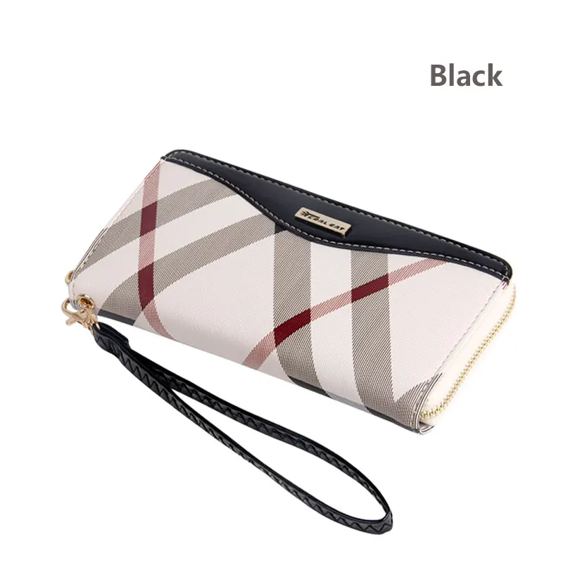 9027 black Роскошный клатч, Женский кошелек, держатель для карт, кошелек, женский классический клатч, женская сумка,, женская сумка, известный бренд 15 - Цвет: 9027 black