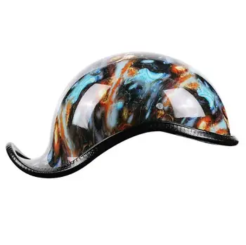 

Retro Motorcycle Helmet Vintage Half Face Motorbike Crash Moto Helmet Casco Moto Motorbike Racing Off Road Helmet
