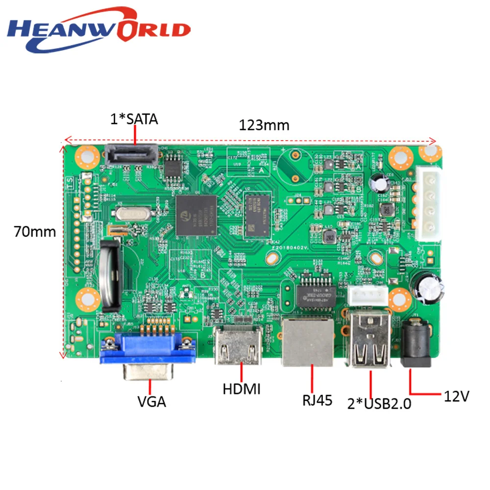 Heanworld мини 16CH 5MP NVR 16 каналов 1080P CCTV 2.0MP Видеозаписывающее Устройство для безопасности Система DVR монитор видеонаблюдения
