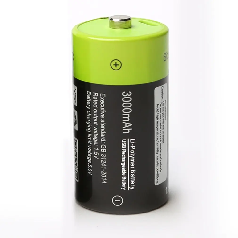 ZNTER 1,5 V 3000mAh батареи Reachargeable Lipo A+ Класс C РАЗМЕР микро USB Батарея