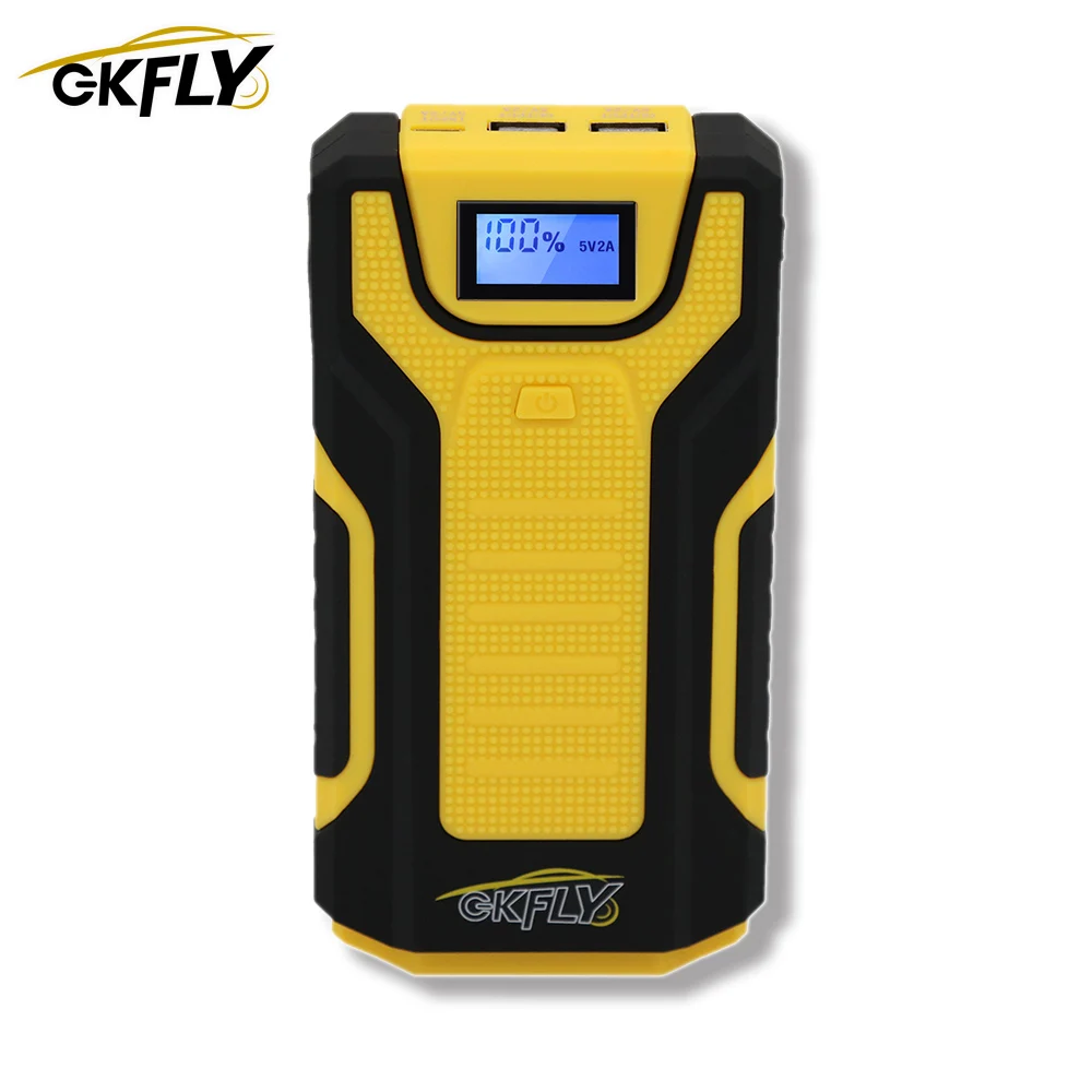 GKFLY 1200A супер мощный автомобильный стартер Power Bank Портативный Автомобильный