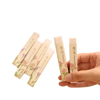 

1pcs/set Pure Wind In Korea Lovely Stripe Pencil Eraser For Kids Color Soft Eraser School Supply