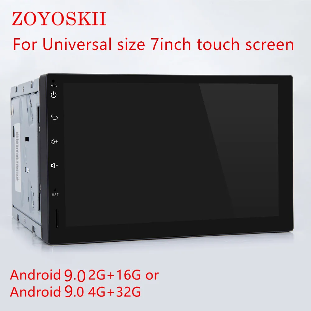 

Android 9.0 os 7 inch CAR Radio GPS bluetooth navigation for hyundai nissan kia universal size 178mm 100mm IPS screen