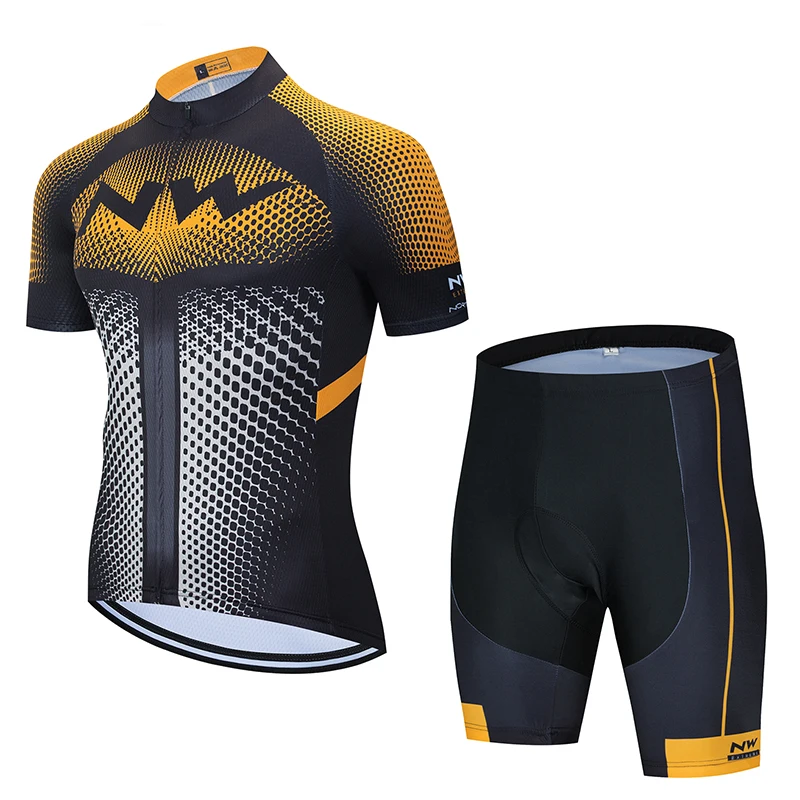 Camiseta de Ciclismo NW la onda del Norte conjunto Ropa bicicleta verano Maillot MTB deport|Велосипедные комплекты| |