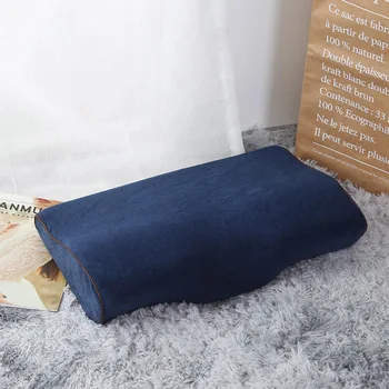 

Orthopedic Memory Pillow Neck Protection Pillows Slow Rebound Memory Foam Butterfly Shaped Neck Pillow For Sleep Health Cervical
